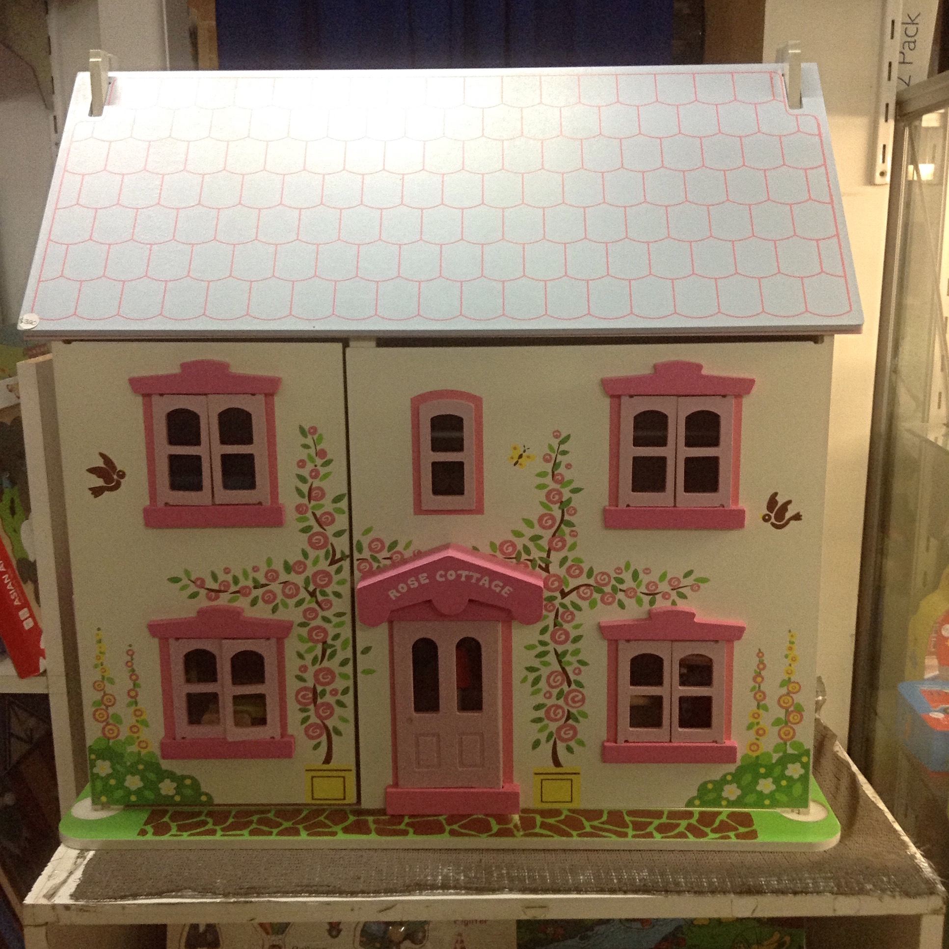 Rose Cottage Wooden Dolls House Toys To Enjoy